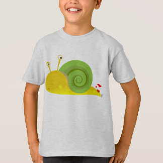 Verwirrte Schnecke scherzt T - Shirt