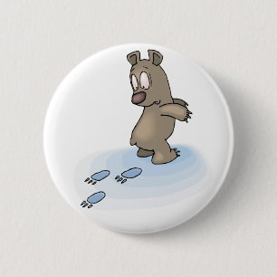 Verwirrter Bär Button