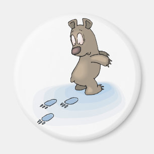 Verwirrter Bär Magnet