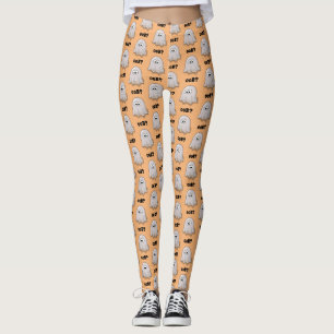 Verwirrter Geist sagt "Oob?" Lustiger Halloween-Ca Leggings