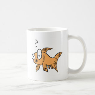 Verwirrter Goldfisch Kaffeetasse