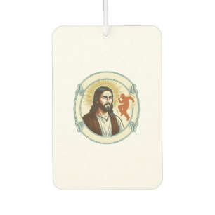 Verwirrter Jesus Viraler Tanztrend Silhouette Vide Autolufterfrischer