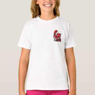 Verwirrter Retro-Telefon-Charakter für Kinder T-Shirt