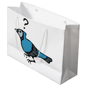 Verwirrter Vogel Große Geschenktüte