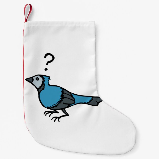 Verwirrter Vogel Kleiner Weihnachtsstrumpf (Vorderseite)