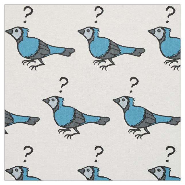 Verwirrter Vogel Stoff (Muster)