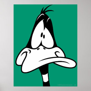 Verwirrtes DAFFY DUCK™-Gesicht Poster