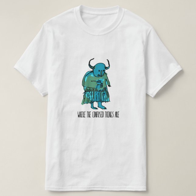 Verwirrtes Ding T-Shirt (Design vorne)