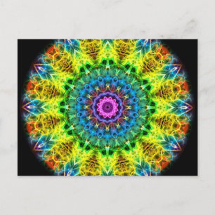 Verwirrtheit Kaleidoskop Postkarte