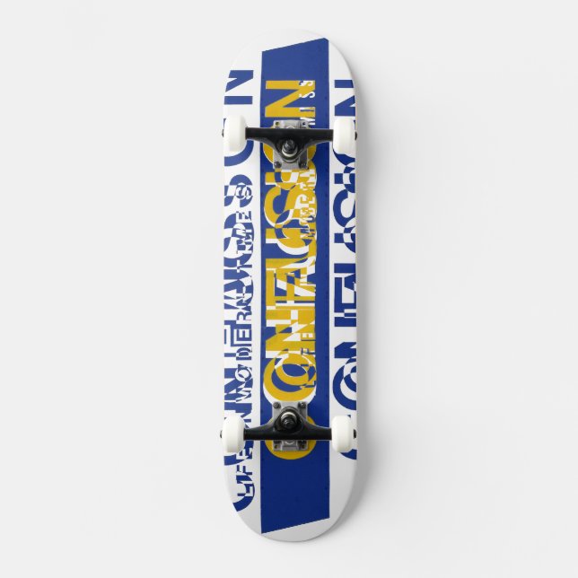Verwirrtheit Skateboard (Vorderseite)