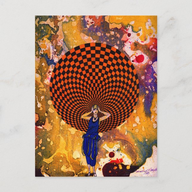 Verwirrung durch Michael Moffa Postkarte (Vorderseite)