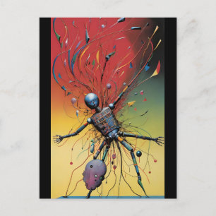 Verwirrung galaktischer Proportionen - Ken Gage Ar Postkarte