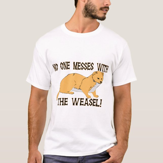 Verwirrung mit dem Weasel T-Shirt (Vorderseite)