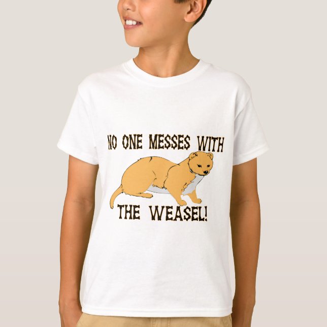 Verwirrung mit dem Weasel T-Shirt (Vorderseite)