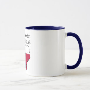 Verwirrung mit Texas-Tasse Tasse