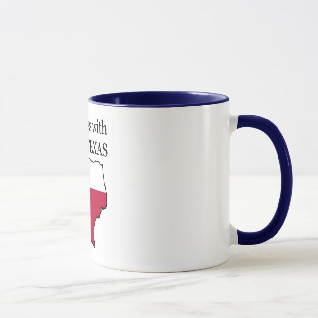 Verwirrung mit Texas-Tasse Tasse (Rechts)