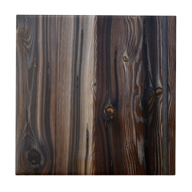 Verwitterte alte hölzerne Wand-Beschaffenheit Fliese (Vorderseite)