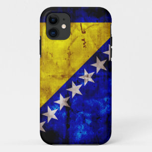 Verwitterte Bosnien-Flagge Case-Mate iPhone Hülle