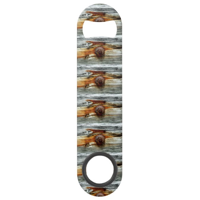 verwitterte graue Dockingboards Thunder_Cove Speed Flaschenöffner (Vorderseite)