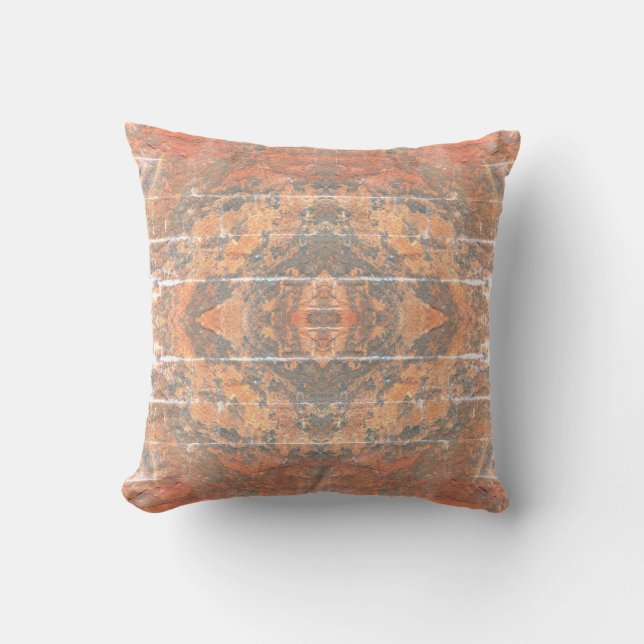 Verwitterte Mandala Kissen (Vorderseite)