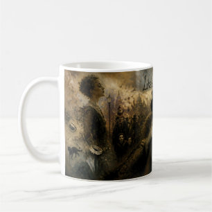 Verwitterte Seelen unter heiligem Licht Becher Kaffeetasse