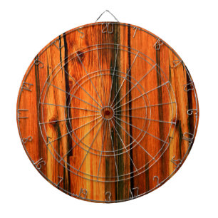 verwitterte Stallplatten Dartscheibe