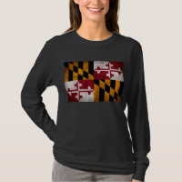Verwitterte Vintage Maryland-Staats-Flagge