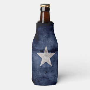 Verwitterte Vintage Texas-Staats-Flagge Flaschenkühler