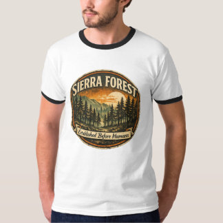 Verwitterter Sierra-Wald - Gegründet vor der Zeit T-Shirt