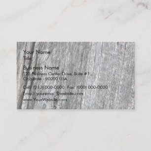 Verwittertes Scheunenholz mit Nagel Visitenkarte