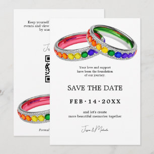 🌈 Verwoben im Stolz – Termin vormerken mit QR-Cod Save The Date