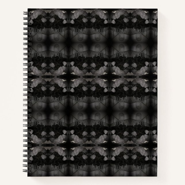 Verwobene Rose-Petals-Notebook Notizbuch (Vorderseite)