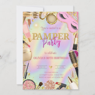 Verwöhnparty Geburtstag Einladung
