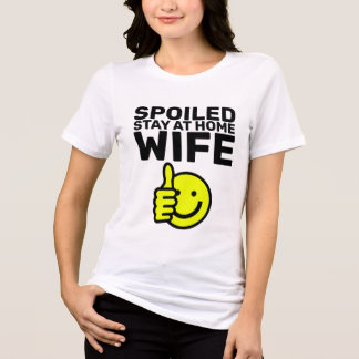 VERWÖHNTE HAUSHALTSFRAU T-SHIRT Tri-Blend SHIRT