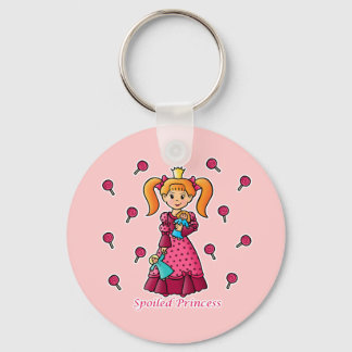 verwöhnte Prinzessin Schlüsselanhänger