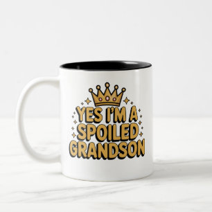 Verwöhnter Enkel Zweifarbige Tasse