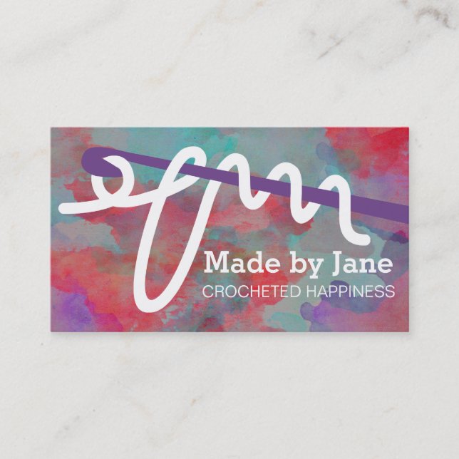 Verworrene Garn-Visitenkarte des Visitenkarte (Vorderseite)