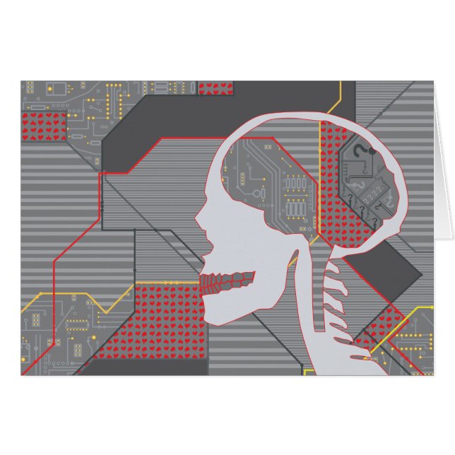 verworrener Herz-Logikschädel (Vorderseite (Horizontal))