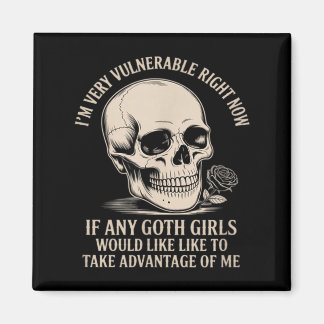 Verwundbar rn wenn irgendwelche Goth Mädchen von m Magnet