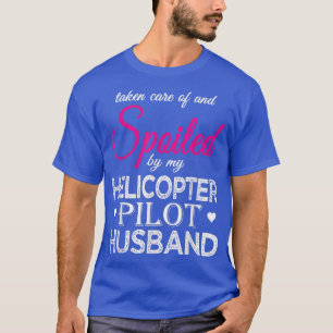 Verwundert von meinem Helikopter Pilot Husband Fun T-Shirt
