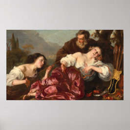 Verwundete Dorinda - Louis Vallée Fine Art Poster