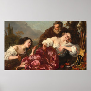 Verwundete Dorinda - Louis Vallée Fine Art Poster