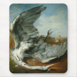 Verwundete Heron (von George Frederick Watts) Mousepad