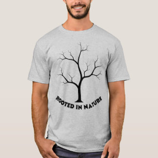 Verwurzelt in der Natur Kahlen Baum Silhouette Äst T-Shirt