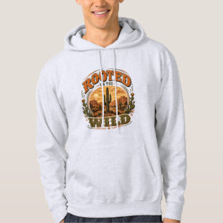 Verwurzelt in der wilden Kaktee  Hoodie
