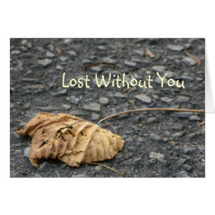 Verwurzelte Leaf/verloren ohne dich