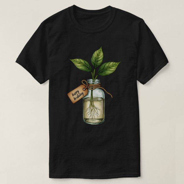 Verwurzeltes Geschenk T-Shirt (Design vorne)