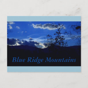 Very Blue Ridge Mountains Postcard Postkarte