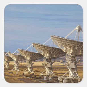 Very Large Array aka National Radio Astronomy Quadratischer Aufkleber
