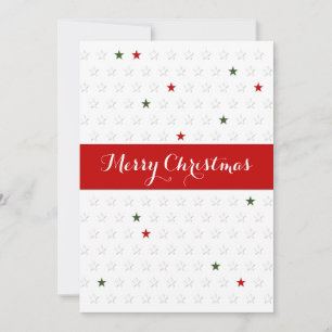 Very Merry Christmas Star Business Card Feiertagskarte